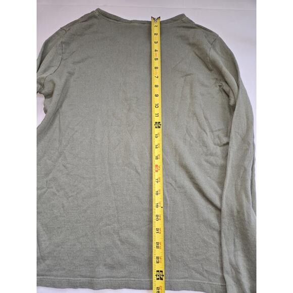 CP Shades Three Button Green Pullover Lightweight Sweater Size Large USA - Picture 7 of 12